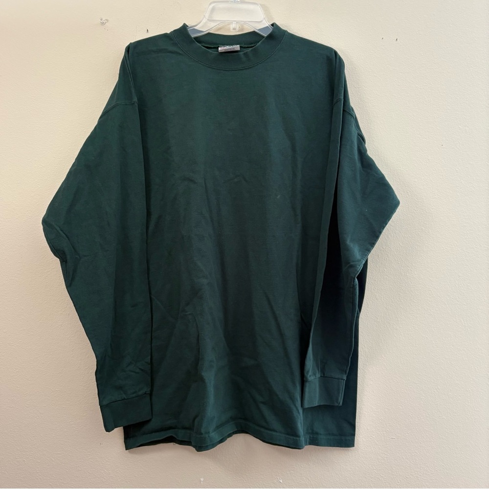 Vintage Pluma Heavy Weight Cotton Long Sleeve shirt men’s XL green cl